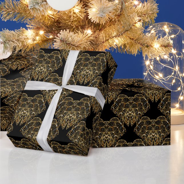 Ebony Express Elegant  Wrapping Paper (Holidays)