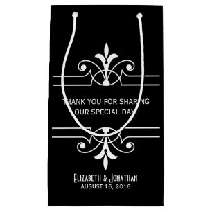 Ebony Fancy Ornamental Gift Bag