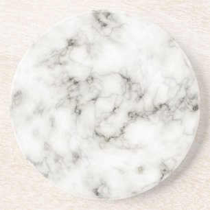 Ebony Ivory marble coasters