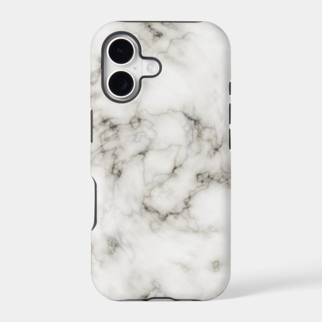 Ebony Ivory marble Iphone Case (Back)