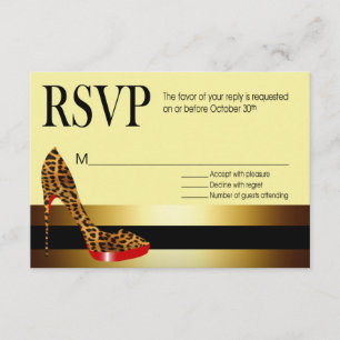 Ebony Leopard Stiletto Stripes RSVP
