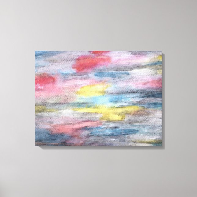 Ebony Rainbow" Canvas Art (Front)