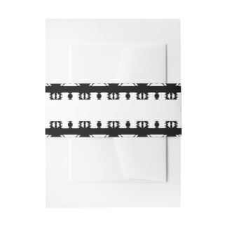 Ebony Rhythm African Pattern Invitation Belly Band