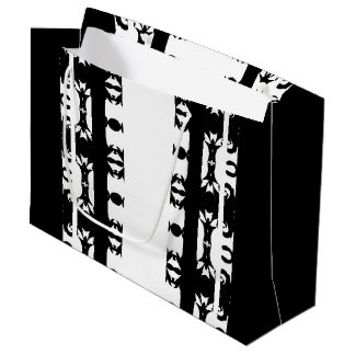 Ebony Rhythm African Pattern Large Gift Bag