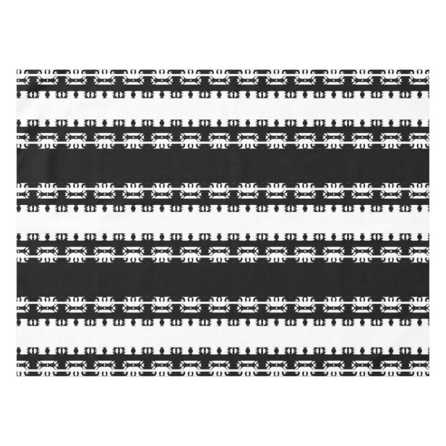 Ebony Rhythm African Pattern  Tablecloth (Front (Horizontal))