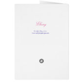 Ebony Shoe Card (Back)