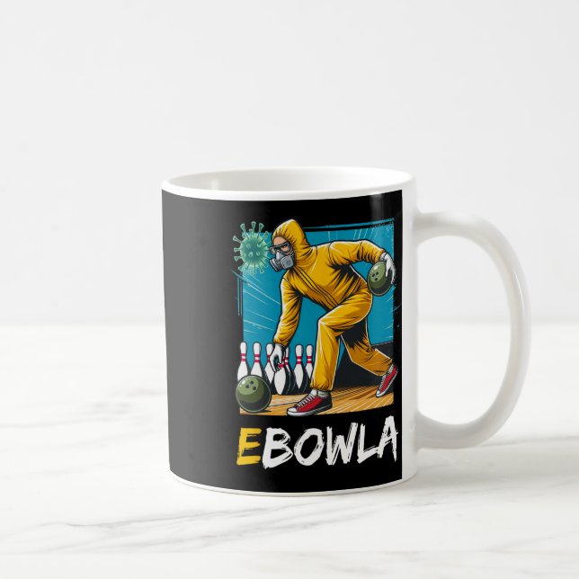 Ebowla Funny Bowling Player Ebowla Bowler Bowling  Coffee Mug (Right)