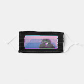 Eboy Vaporwave Aesthetic Gift Adult Cloth Face Mask (Front, Folded)