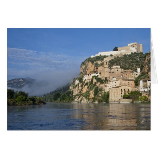 Ebro River (Ria Ebre); Templar castle; early Cards (Front Horizontal)