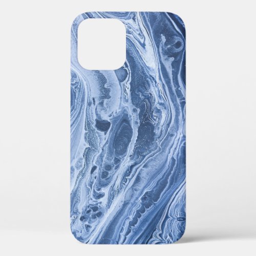 Ebru Creative Abstract Acrylic Waves iPhone 12 Case