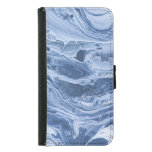Ebru Creative, Abstract Acrylic Waves. Samsung Galaxy S5 Wallet Case