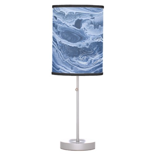 Ebru Creative Abstract Acrylic Waves Table Lamp