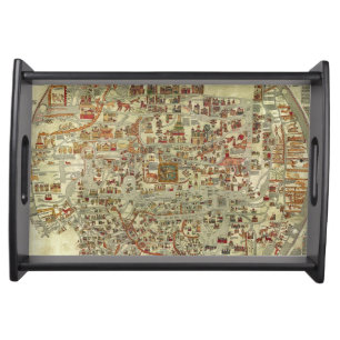 Ebstorf Map Serving Tray