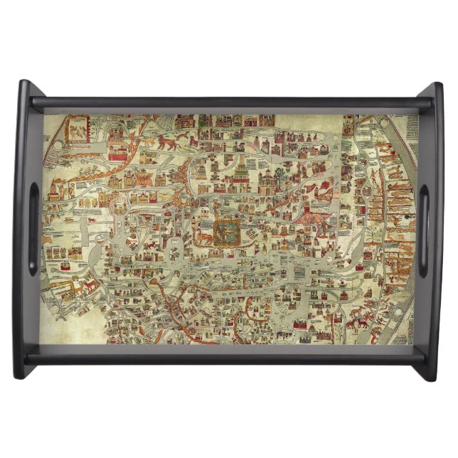 Ebstorf Map Serving Tray (Front)
