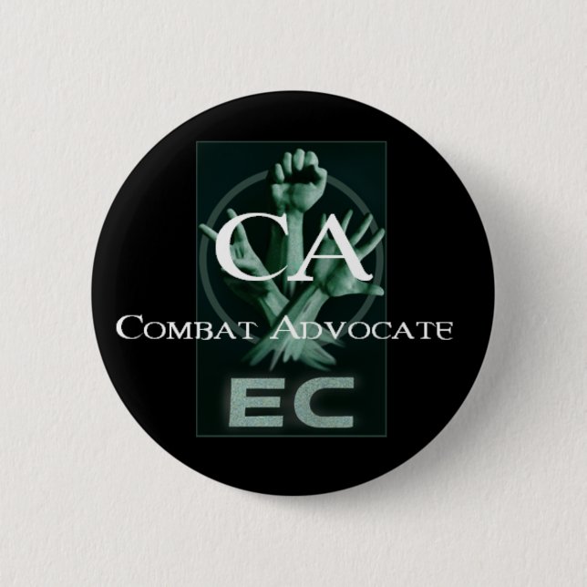 EC Logo Combat Advocate Button (Front)