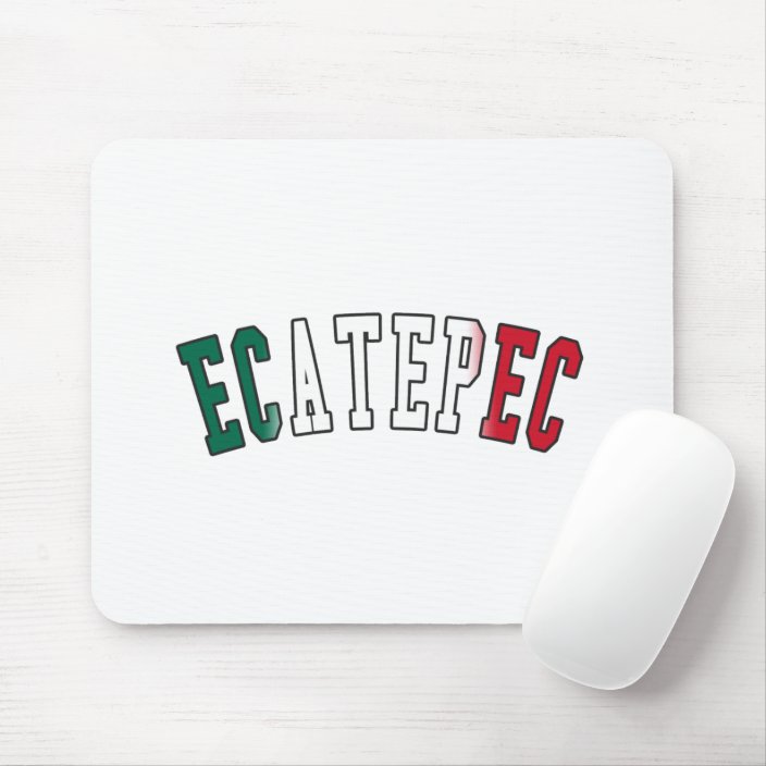 Ecatepec in Mexico National Flag Colors Mousepad