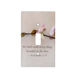 Ecc 3 11 He Hath Made Everything Beautiful II Light Switch Cover