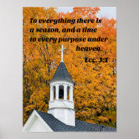 Ecc. 3:1 To everything there is a season