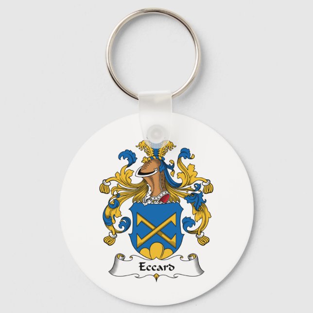 Eccard Family Crest Keychain (Front)