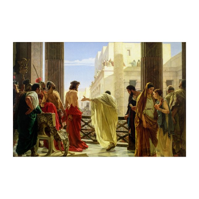 Ecce Homo, 1871 by Antonio Ciseri Acrylic Print (Front)
