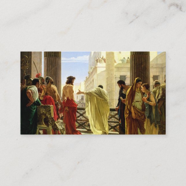 Ecce Homo, 1871 by Antonio Ciseri Business Card (Front)