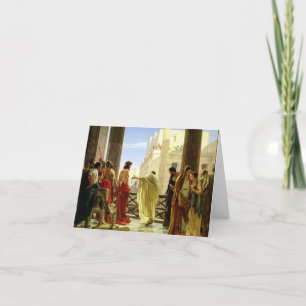 Ecce Homo, 1871 by Antonio Ciseri Letterpress Thank You Card