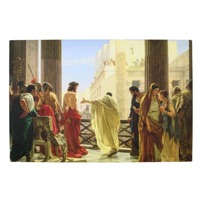 Ecce Homo, 1871 by Antonio Ciseri Metal Print (Front)