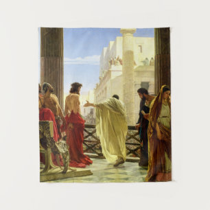 Ecce Homo, 1871 by Antonio Ciseri Tapestry