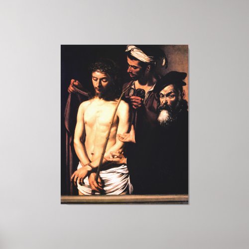 Ecce Homo by Caravaggio 1605 Canvas Print