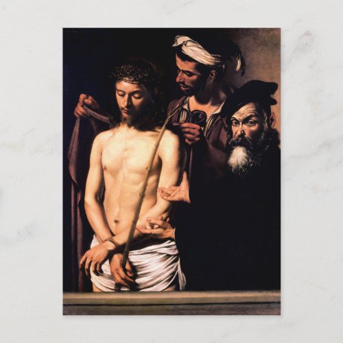 Ecce Homo by Caravaggio 1605 Postcard