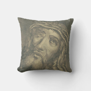Ecce homo Holy Face of Jesus Throw Pillow