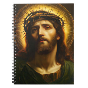 Ecce Homo   Jesus Christ with Crown of Thorns Notebook