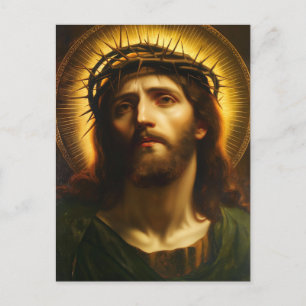 Ecce Homo   Jesus Christ with Crown of Thorns Postcard