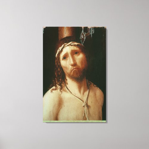 Ecce Homo oil on panel Canvas Print