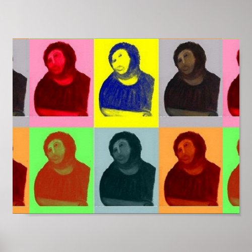 Ecce Homo _ Pop Art Style Poster