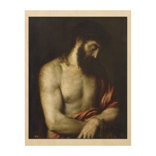 Ecce Homo - Titian - 1547 Wood Wall Art