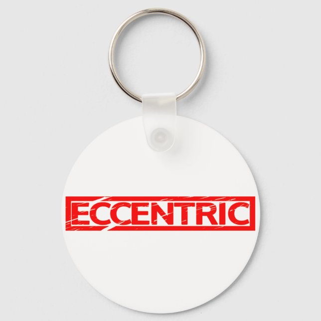 Eccentric Stamp Keychain (Front)