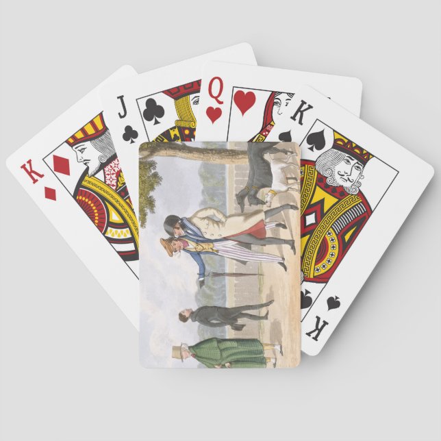 Eccentricity, plate 11 from 'The Necessary Qualifi Poker Cards (Back)