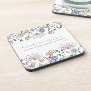 Eccl 3:1 For Everything there is a Season Beverage Coaster