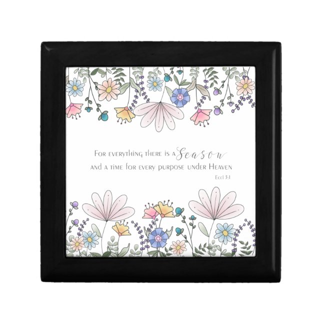 Eccl 3:1 For Everything there is a Season Gift Box (Front)