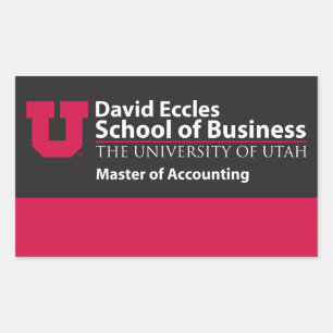 Eccles Accounting Rectangular Sticker