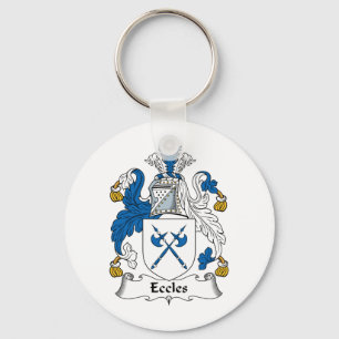 Eccles Family Crest Keychain