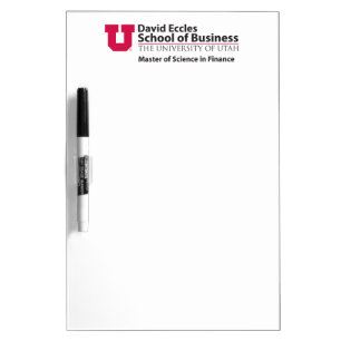 Eccles Finance Dry-Erase Board