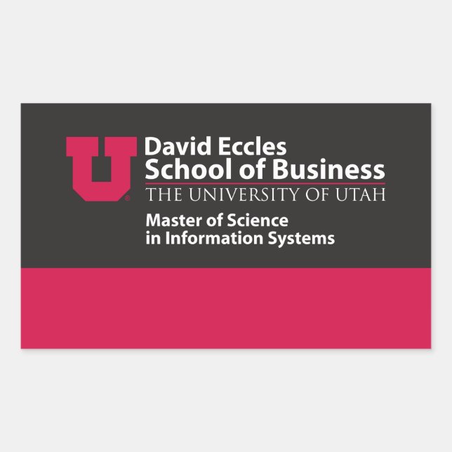Eccles Information Systems Rectangular Sticker (Front)