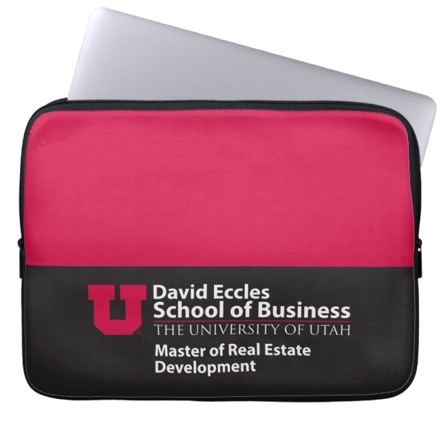 Eccles Real Estate Laptop Sleeve (Front)