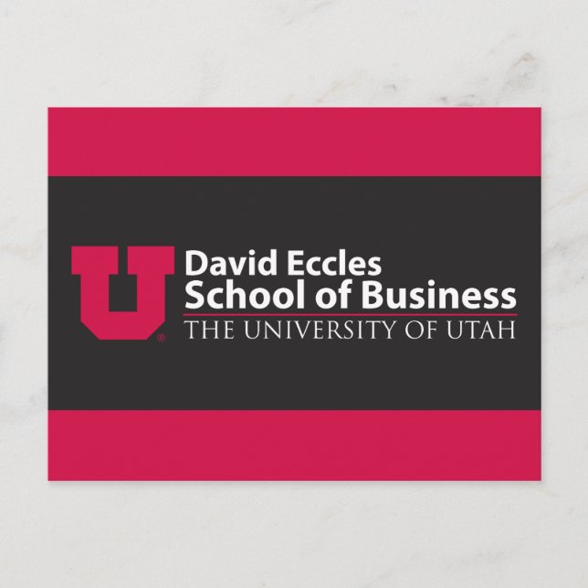 Eccles School of Business Postcard (Front)