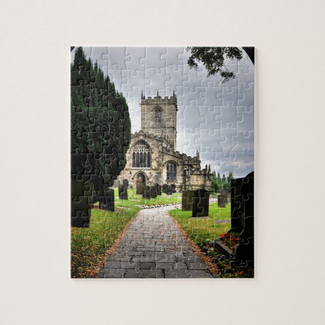 ecclesfield church jigsaw puzzle (Vertical)