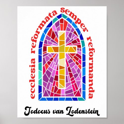 Ecclesia Reformata Semper Reformanda Reformed Poster