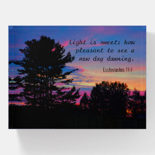 Ecclesiastes 11:7 Paperweight