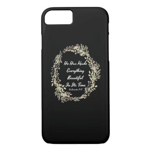 Ecclesiastes 311 NIV _ Bible Verse iPhone 87 Case